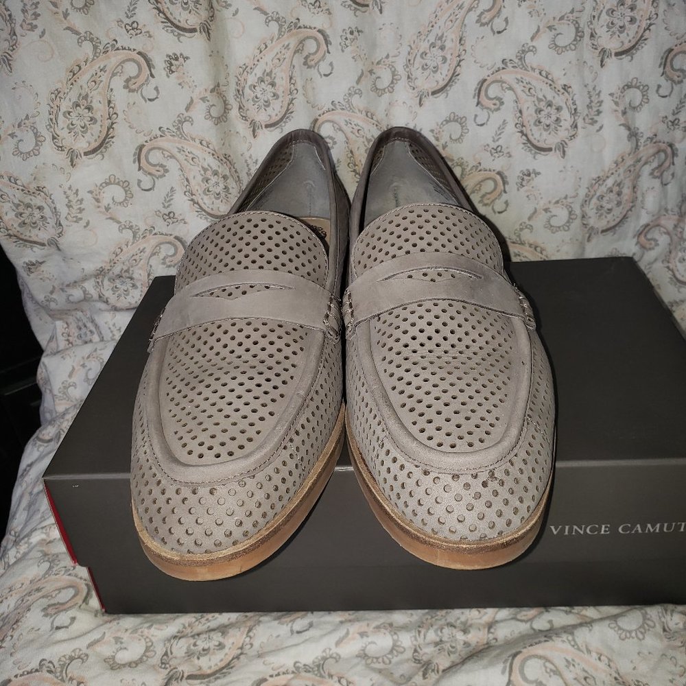Vince Camuto Perforated Loafers